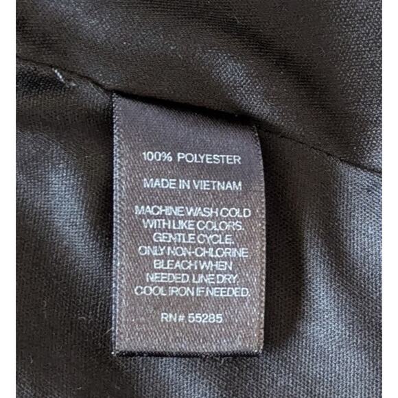 Express Minidress 2 Fit & Flare Sleeveless Black & Bright Floral Keyhole Neck - Picture 11 of 11